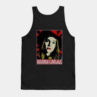 Brandi Carlile 80s Pop Art Style Tank Top